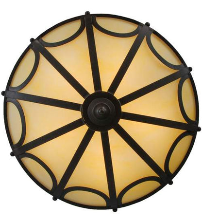 Carousel 5 Light 29" Wide Semi-Flush Bowl Ceiling Fixture
