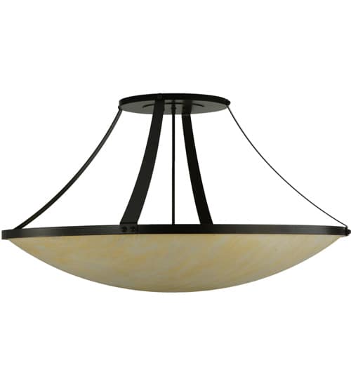 Urban 8 Light 44" Wide Semi-Flush Bowl Ceiling Fixture
