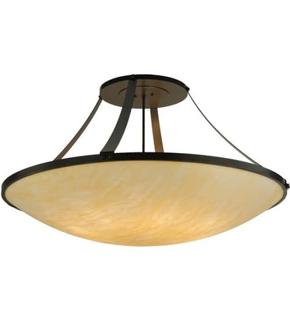 Urban 8 Light 44" Wide Semi-Flush Bowl Ceiling Fixture