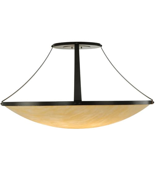 Urban 8 Light 44" Wide Semi-Flush Bowl Ceiling Fixture