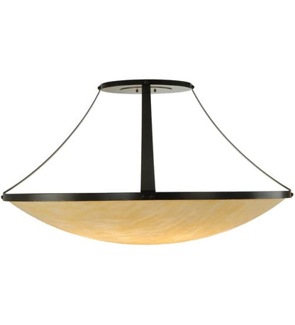 Urban 8 Light 44" Wide Semi-Flush Bowl Ceiling Fixture
