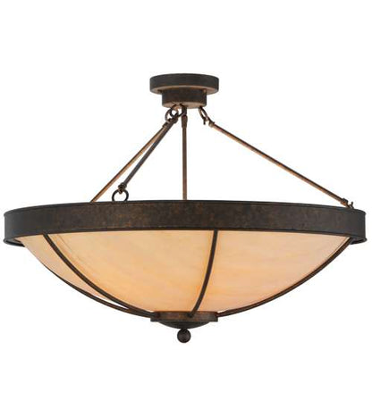 Alysiales 5 Light 32" Wide Semi-Flush Bowl Ceiling Fixture