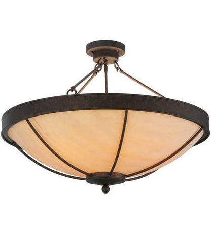 Alysiales 5 Light 32" Wide Semi-Flush Bowl Ceiling Fixture
