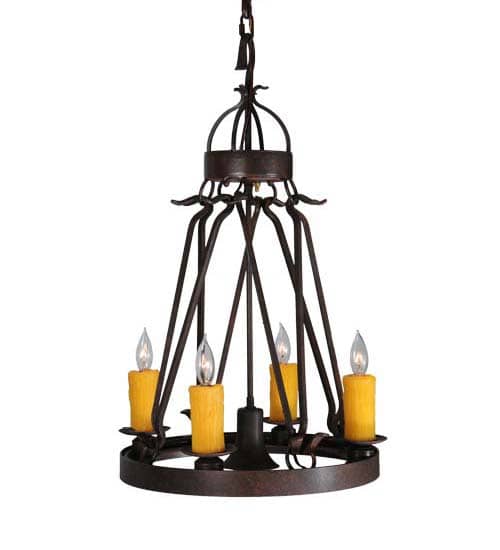 Lakeshore 4 Light 19" Wide Taper Candle Multi Light Pendant