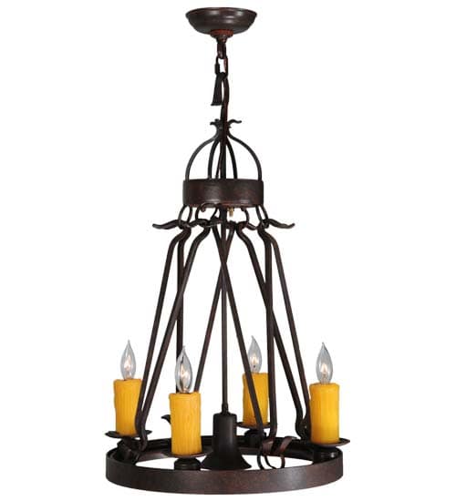 Lakeshore 4 Light 19" Wide Taper Candle Multi Light Pendant