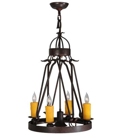Lakeshore 4 Light 19" Wide Taper Candle Multi Light Pendant