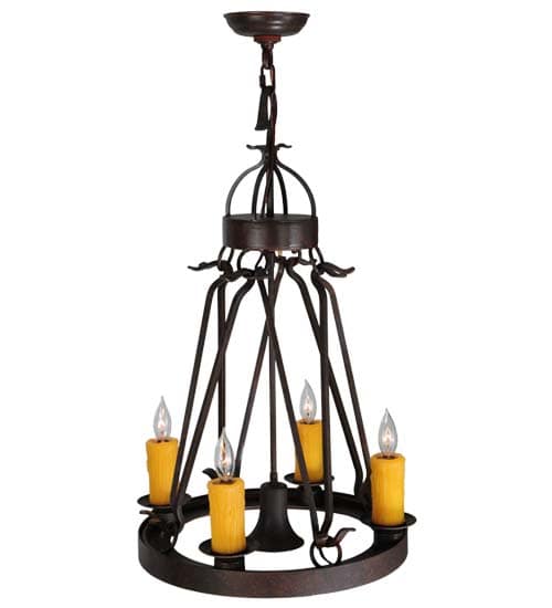 Lakeshore 4 Light 19" Wide Taper Candle Multi Light Pendant