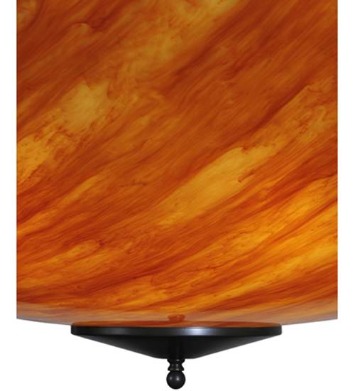 Madison 12 Light 14" Tall Semi-Flush Bowl Ceiling Fixture - Timeless Bronze Finish