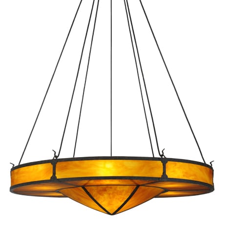 Timber 8 Light 48" Wide Drum Chandelier