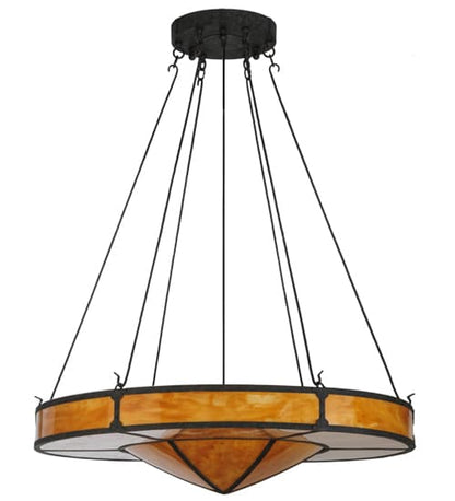 Timber 8 Light 48" Wide Drum Chandelier