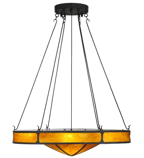 Timber 8 Light 48" Wide Drum Chandelier