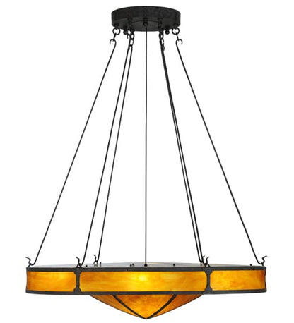 Timber 8 Light 48" Wide Drum Chandelier