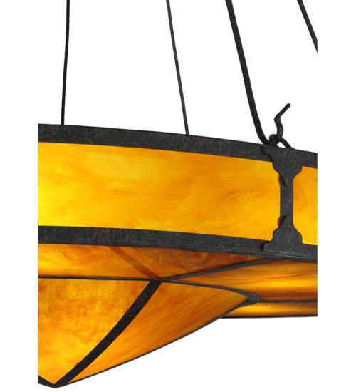 Timber 8 Light 48" Wide Drum Chandelier