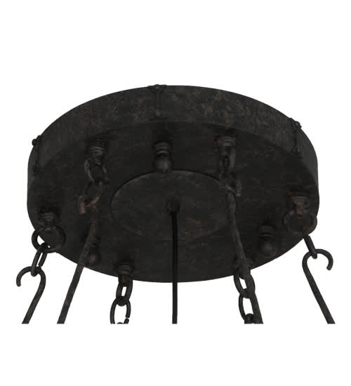 Timber 8 Light 48" Wide Drum Chandelier