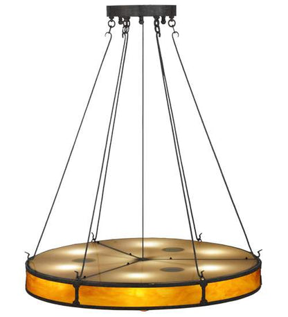 Timber 8 Light 48" Wide Drum Chandelier