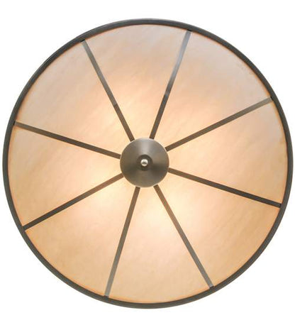 Commerce 4 Light 45" Wide Semi-Flush Bowl Ceiling Fixture - Nickel Finish