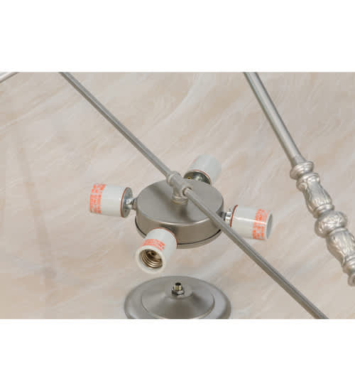 Commerce 4 Light 45" Wide Semi-Flush Bowl Ceiling Fixture - Nickel Finish