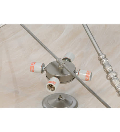 Commerce 4 Light 45" Wide Semi-Flush Bowl Ceiling Fixture - Nickel Finish