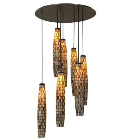 Checkers 7 Light 46" Wide Multi Light Pendant