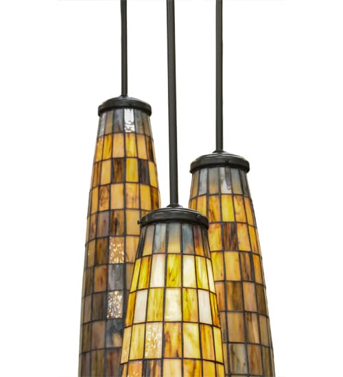 Checkers 7 Light 46" Wide Multi Light Pendant
