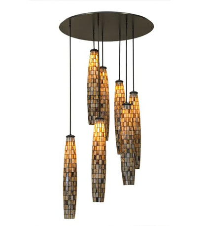 Checkers 7 Light 46" Wide Multi Light Pendant