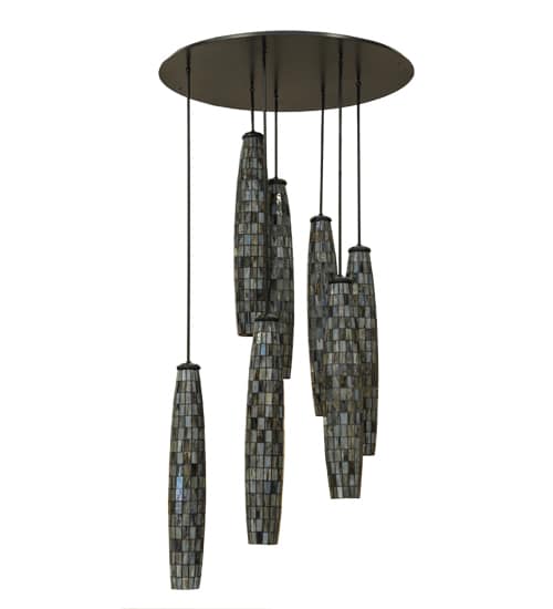 Checkers 7 Light 46" Wide Multi Light Pendant