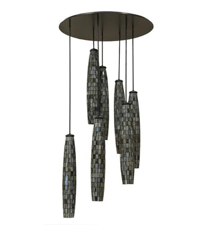 Checkers 7 Light 46" Wide Multi Light Pendant
