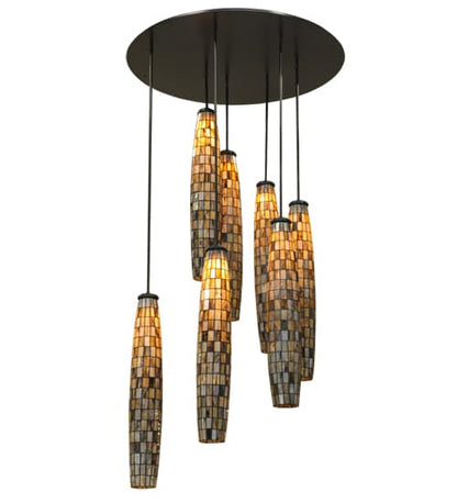 Checkers 7 Light 46" Wide Multi Light Pendant