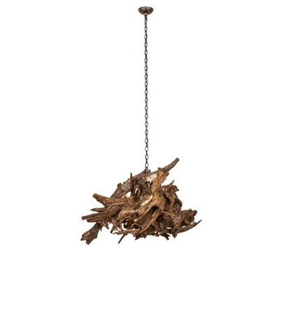 Driftwood 38" Wide Abstract Pendant