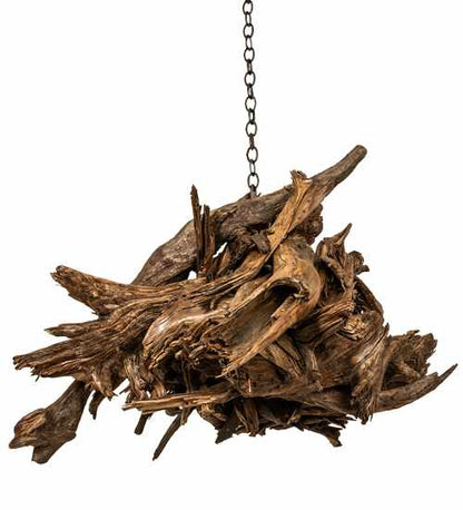Driftwood 38" Wide Abstract Pendant