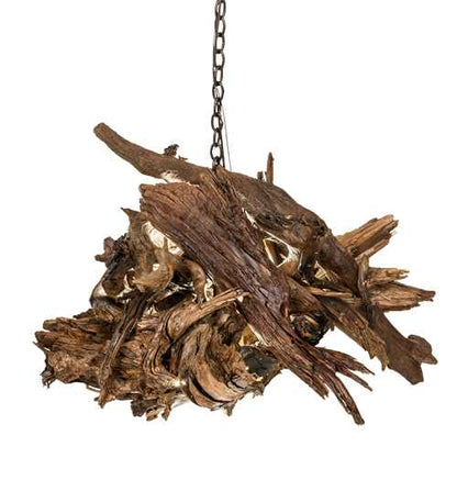Driftwood 38" Wide Abstract Pendant