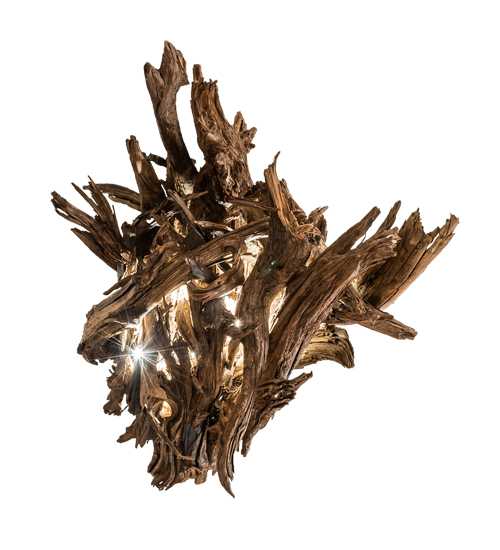 Driftwood 38" Wide Abstract Pendant
