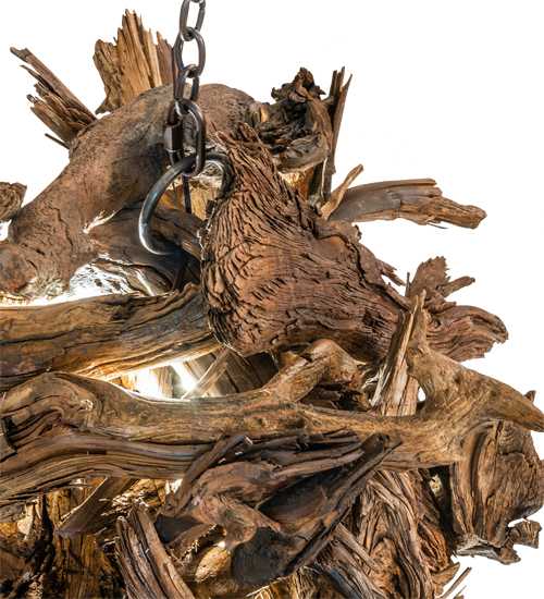 Driftwood 38" Wide Abstract Pendant