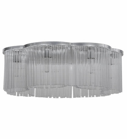 Ivela 7 Light 32" Wide Flush Mount Ceiling Fixture