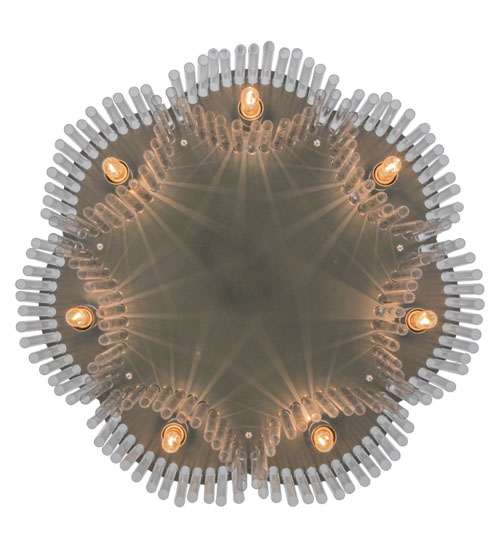 Ivela 7 Light 32" Wide Flush Mount Ceiling Fixture