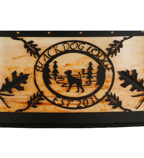 Personalized 6 Light 45" Wide Suspension Pendant