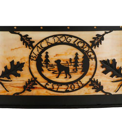 Personalized 6 Light 45" Wide Suspension Pendant