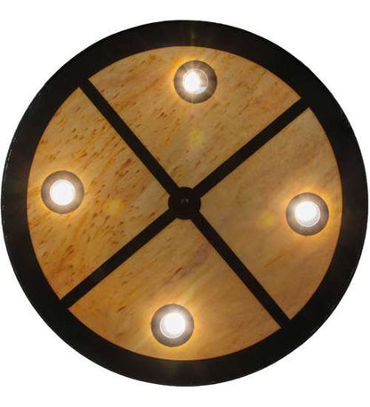 Personalized 6 Light 45" Wide Suspension Pendant