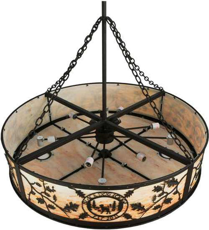 Personalized 6 Light 45" Wide Suspension Pendant