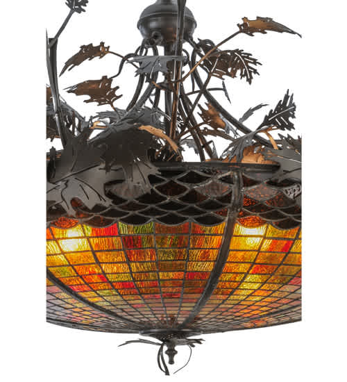 Greenbriar Oak 6 Light 52" Wide Pendant