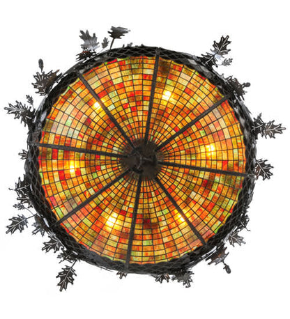 Greenbriar Oak 6 Light 52" Wide Pendant