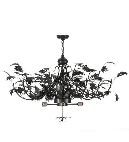 Greenbriar Oak 6 Light 52" Wide Pendant