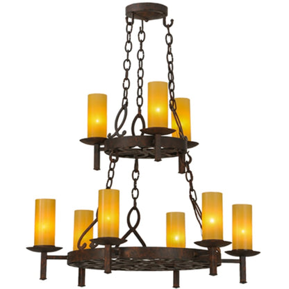 Meyda Tiffany Newcastle 9 Light 33" Wide Chandelier