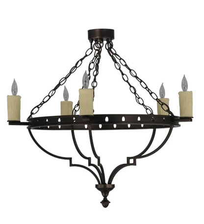 Bottini 5 Light 31" Wide Semi-Flush Ceiling Fixture