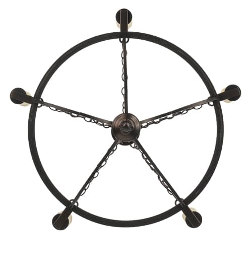 Bottini 5 Light 31" Wide Semi-Flush Ceiling Fixture