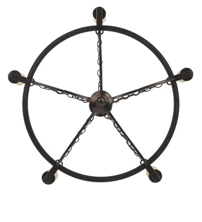 Bottini 5 Light 31" Wide Semi-Flush Ceiling Fixture