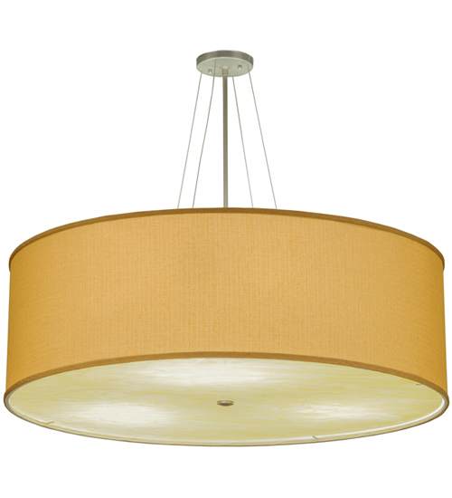 Cilindro Honey Bombay 3 Light 36" Wide Semi-Flush Drum Ceiling Fixture