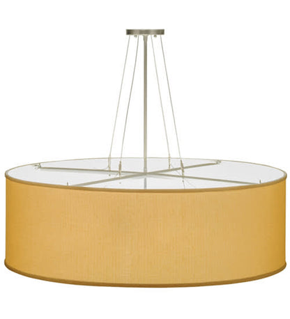 Cilindro Honey Bombay 3 Light 36" Wide Semi-Flush Drum Ceiling Fixture