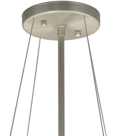Cilindro Honey Bombay 3 Light 36" Wide Semi-Flush Drum Ceiling Fixture