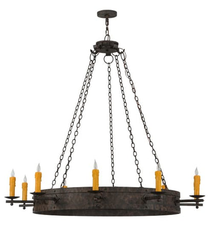 Parnella 10 Light 60" Wide Taper Candle Ring Chandelier